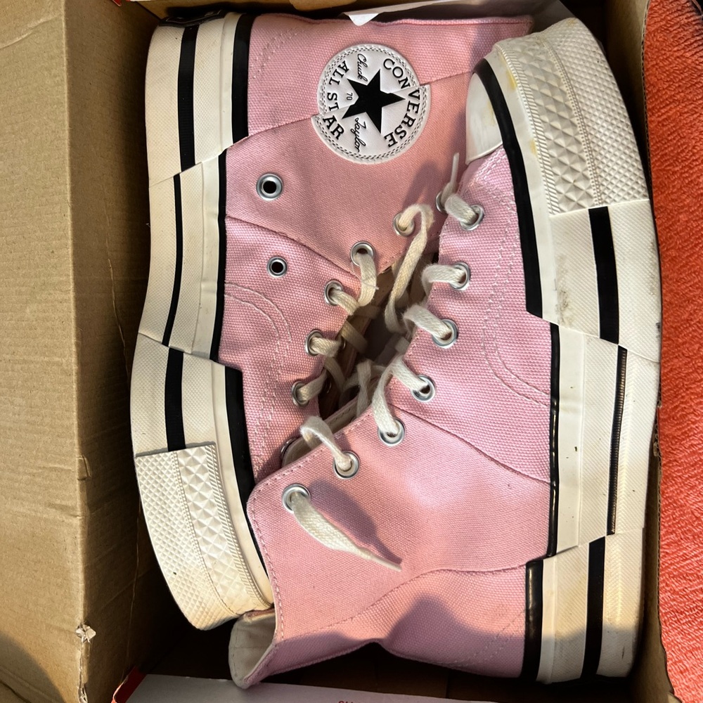 Pink Platform Converse - Picture 3 of 3